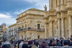 Piazza Duomo durante la festa di Santa Lucia