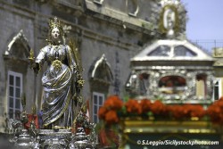 Heilige Lucia Prozession in Syrakus